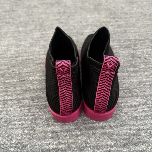 Vivaia Ryan Pro Square Toe Ankle Boots 7.5 Black Knit Water Repellent Booties - Picture 7 of 12